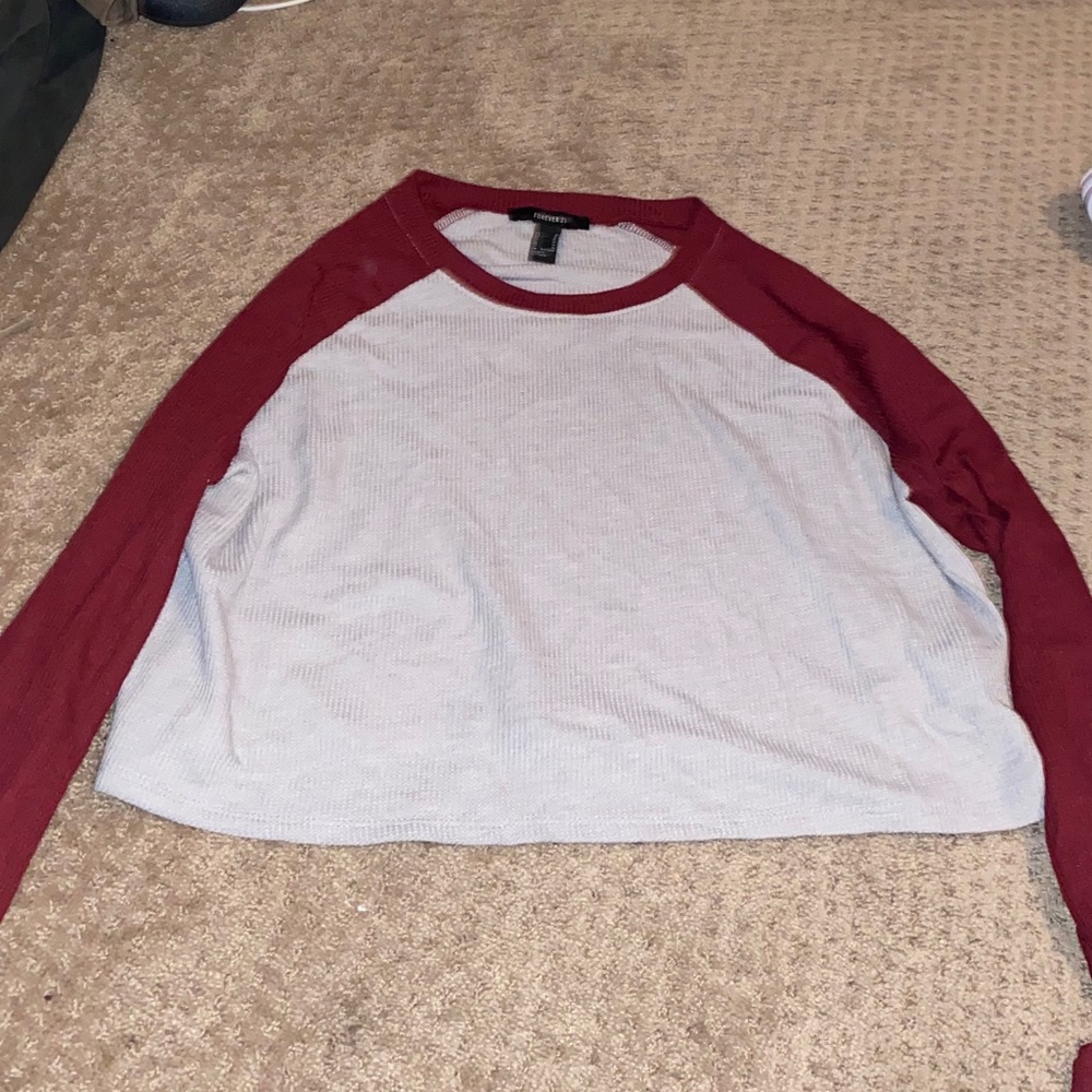 Forever 21 cropped long sleeve